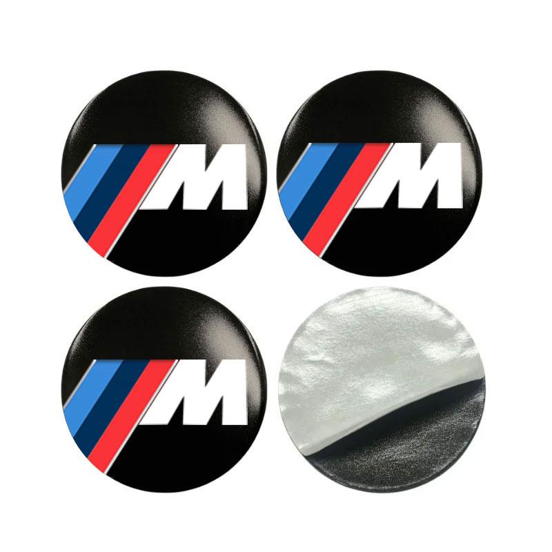 Car Tyre Wheel Center Hubcap Badge protect sticker For BMW M Power X1 e84 X3 f25 X5 e53 x6 e71 ix3 i3 320i 330d M4 1 3 5 Series F222