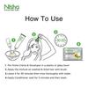 Краска для волос Nisha Creme Золотистый блонд 8.1 100% закрашивание седины Ультрамягкость Глубокий блеск 60г+60мл+18мл Упаковка