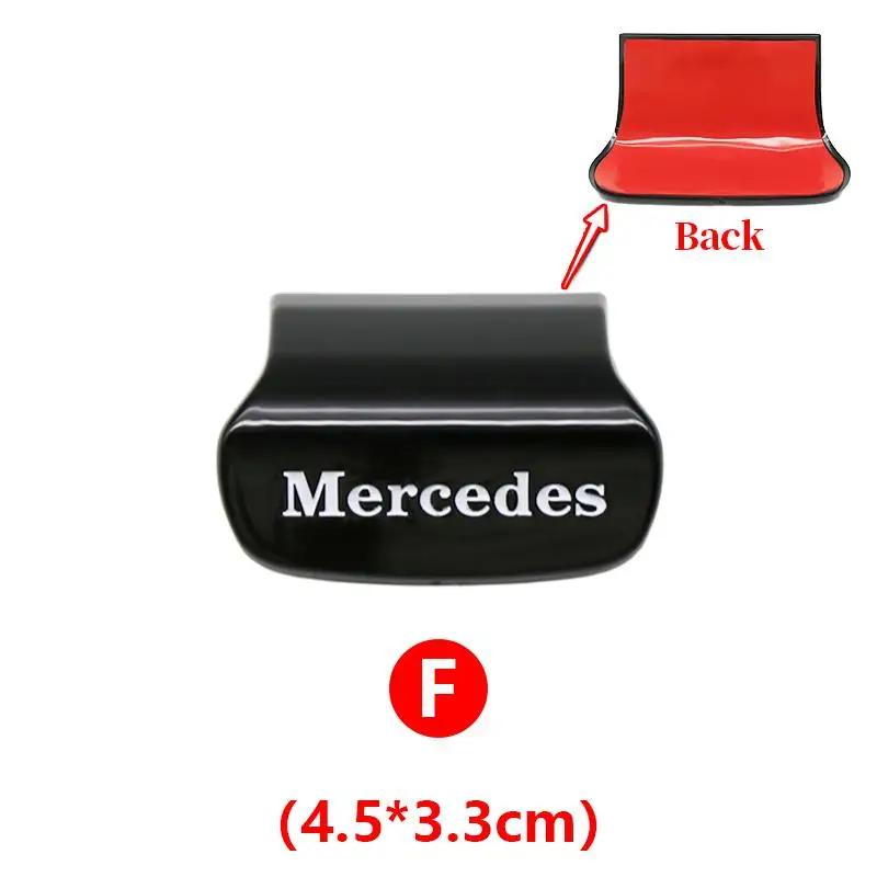 JCG1 3D Car Steering Wheel Emblem Sticker Interior Badge Accessorie For Mercedes Benz AMG W205 W168 W108 AMG W176 W204 W212 GLC