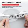 4Pc Car Door Handle 3D Stickers Tire Rear View Mirror Decals Styling For Tesla Model S Model X Model Y Cybertruck Model 3 Model Y