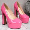 Platform High Heels Women's Pumps Shoes Spring Elegant Sexy Black Red White Pink Heeled Wedding Dacne Shoes Female Large Size 45