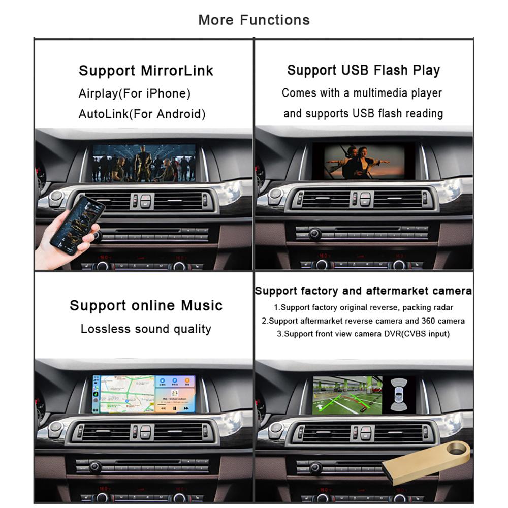 Wireless CarPlay Android Auto Interface for BMW NBT/CIC/CCC/1 2 3 4 5 6 7 Series X1 X3 X4 X5 X6 MINI Cooper