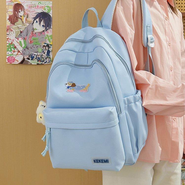 Schoolbag Japanese ins schoolbag female small fresh simple cute versatile large capacity travel junior high school student backpack