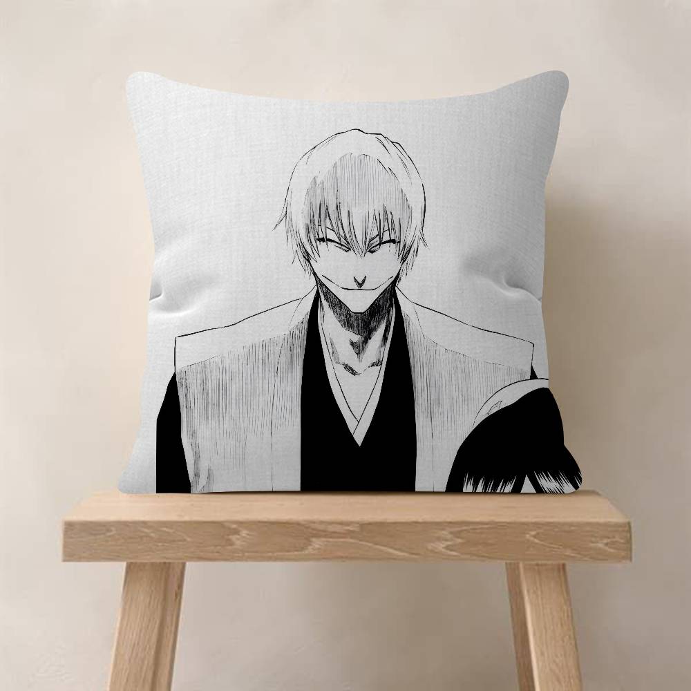 Anime Gin Ichimaru Bleach Cushion Cover 30x50 Polyester Sofa Cushions Decorative Throw Pillows Home Decoration Pillowcover