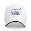 Летняя бейсболка с изображением самолета Airbus A350  Охота Кемпинг Модный дизайн Солнце Хип-хоп Кепки Унисекс Подростки Дышащие бейсболки