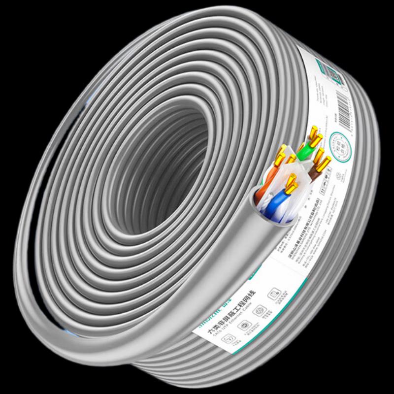 SAMZHE Кабель Ethernet Cat6 из чистой меди, бухта