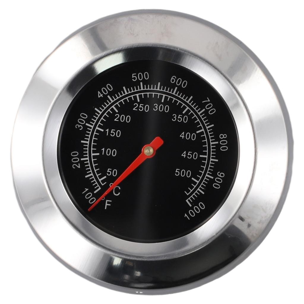 Accurate Stainless Steel BBQ Temperature Gauge for Barbecue Grills and Smokers