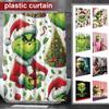 Christmas Decorations Shower Curtain: Xmas Bathroom Decor With 12PCS Hooks 72x72Inches