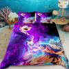 Teens Goku Duvet Cover Dragon Ball Goku Cartoon Bedding Set Quilt Cover Twin King Dormitory Bedroom Home Decor