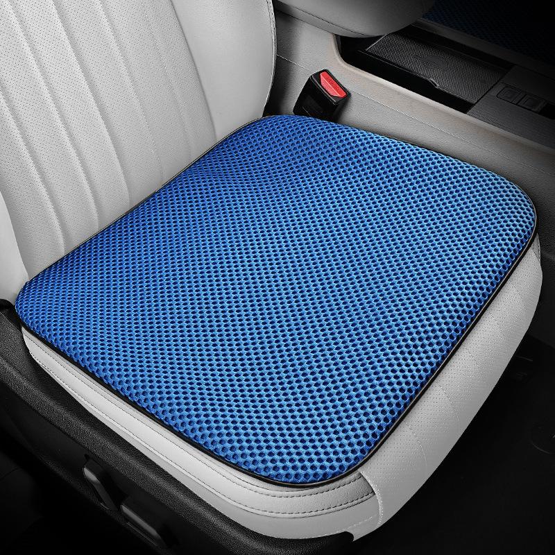 43x43cm Car Summer Cool Ice Silk Seat Cushion Anti Slip Breathable Ventilation Mesh Fabric Universal Car Seat Cooling Pad