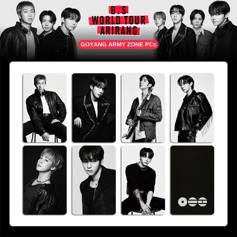 7 шт./8 шт. BTS Ариранг Мировой Тур Фотокарточки Ломо Карточки K-pop Бантан Бойз Фотокарточки Участников для Коллекции Фанатов