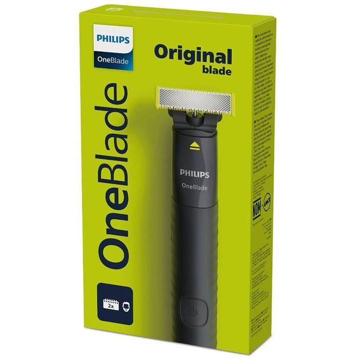 Rasoir éléctrique - PHILIPS - OneBlade - Lame double sens - Sabots inclus - autonomie de 30 min
