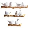 Creative Coat Hanger Bird Shaped Resin Wall Hook for Hanging Hats and Accessories Entryway Living Room Decoration