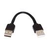 Chenyang USB Short Flat USB Type A Male To Male 4 Wire 5V 2A Charging Data Extension Silicone Cable 4 Wires 30AWG 13cm 2.0 Cable, 2.0