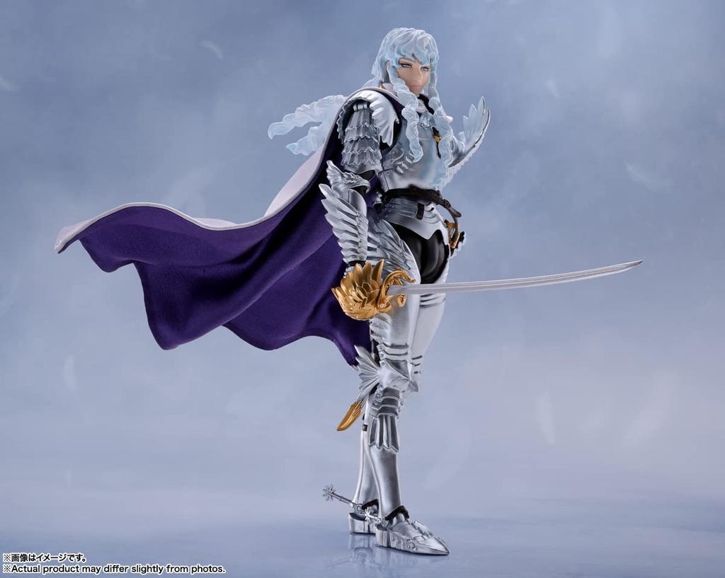 BANDAI SPIRITS SHFiguarts Берсерк Гриффит (Ястреб Света) приблизительно. 155 мм ABS, ПВХ и ткань окрашенная подвижная фигурка
