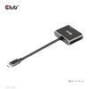 Club 3D MST-концентратор USB 3.2 Gen 2 Type-C (Альтернативный режим DP) Разветвитель-хаб на 2 дисплея DisplayPort + HDMI 4K60Hz, штекер/розетка (CSV-1552)