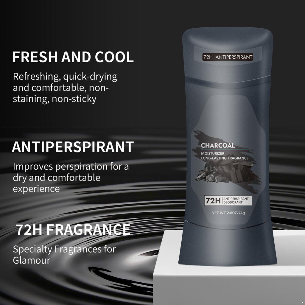 72-Hour Long Lasting Deodorant Stick for Men and Women | Alcohol-Free Antiperspirant for Freshness & Dry Comfort | Unscented