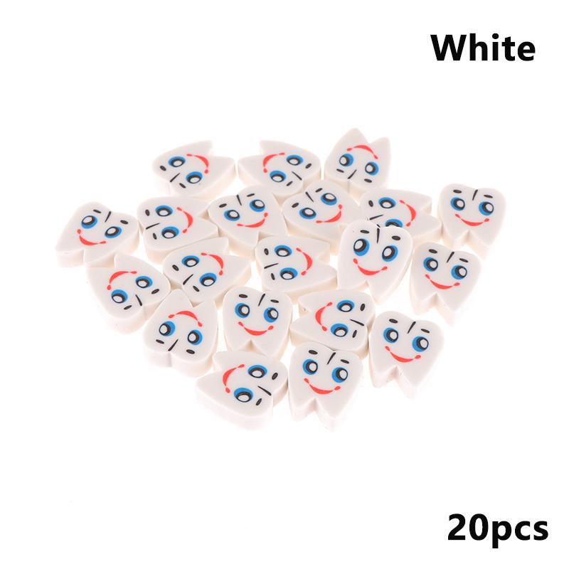 20 шт./упаковка резиновые ластики в форме моляра для зубов стоматологическая клиника школьный подарок студент резина