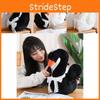 Plush Swan Short Stuffed Animal Toy Goose Sleeping Doll Room Decoration Gift Kid