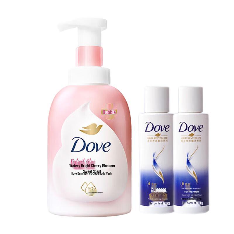 Dove Sakura Sweet Scent Bath & Hair Care Set