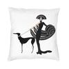 Greyhounds Pillowcase Polyester Cushion Cover Decoration Sloughi Azawakh Dog Pillow Case Cover Home Dropshipping 45X45cm