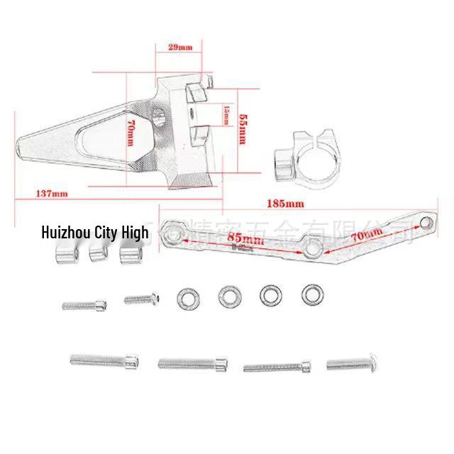 Yamaha MT09 15-17 Damper Stabilizer Steering Mount Bracket