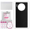apgo Protective Skin Sticker for the Back Compatible with Huawei Mate 30E Pro 5G, Wrap Film, Foil, Vinyl - Pattern Carbon Black