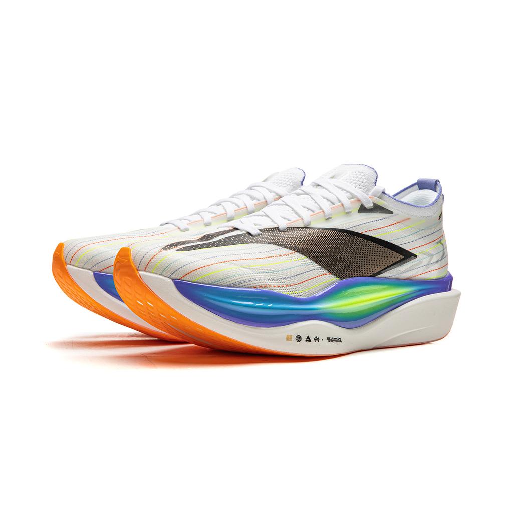 Li Ning Feidian 6 ELITE Амортизация Скользкая Устойчивая к истиранию Отскок Низкие Углеродная пластина Беговые кроссовки Унисекс ARMW001-25