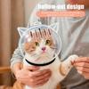 Прозрачный дышащий колпак-намордник для кошек, защита от укусов, шлем для ухода, купания, стрижки когтей