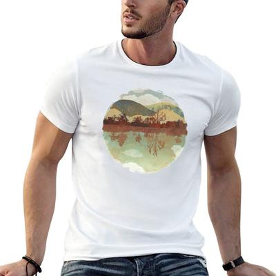 Lakeside T-Shirt T Shirts for Man Pack White T Shirt Man Casual Anime T Shirts Oversize T-shirt