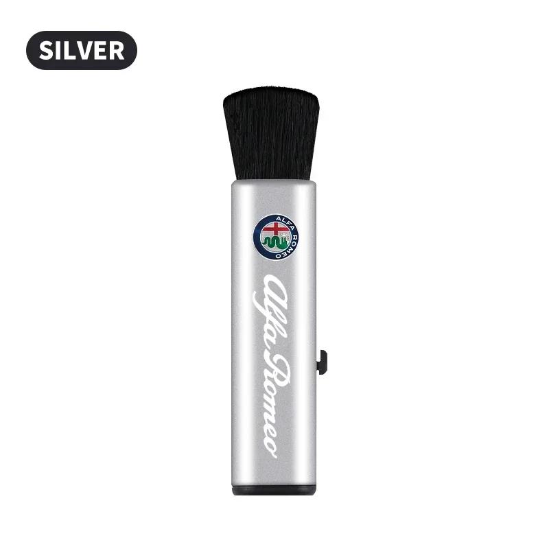 DGJLS1 Car Retractable Cleaning Brush Air Conditioner Computer Cleaning Brush For Alfa Romeo serpent Giulia 159 156 MITO Stelvio 147