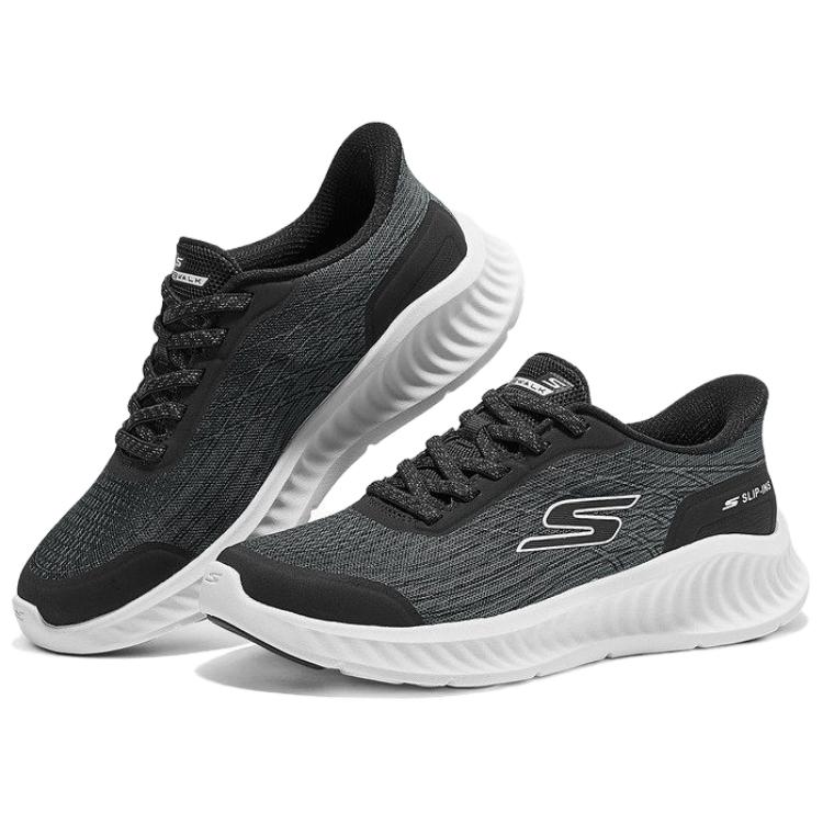Skechers Мужские удобные универсальные низкие кроссовки для ходьбы Go Walk Женская кроссовка Черный 125664-BKW