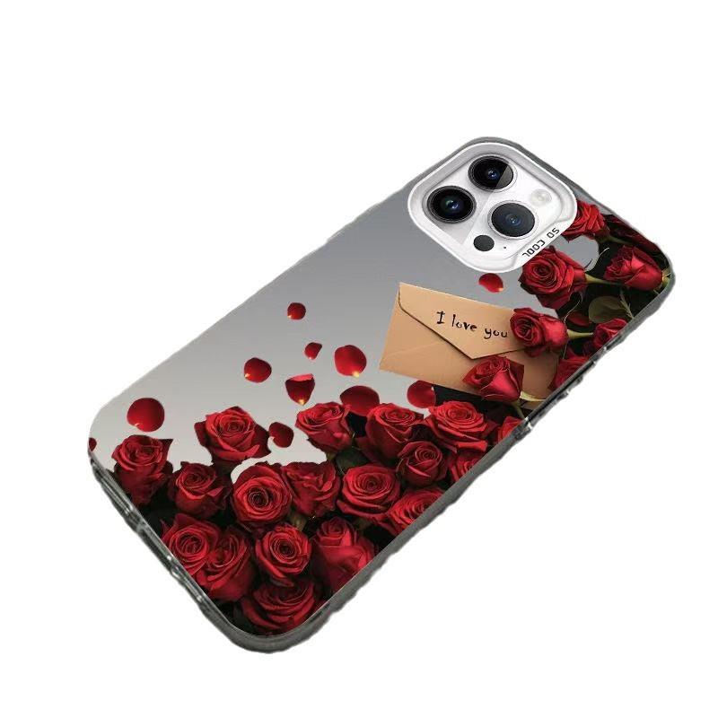 Новый розовый конверт подходит для чехла для мобильного телефона iphone17 Apple 15promax/14 противоударный 13pro16 Европа и Америка