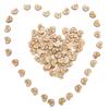 100 шт./набор для детей DIY Burlywood Heart Shape LOVE Text Wooden Hand Painted Patch 12*15 мм