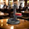 Винтажный подсвечник 3D спиральная змея смоляной подсвечник настольный декор подсвечник в виде змеи для спальни гостиной