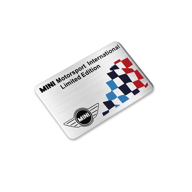 BGA1 Aluminum Car Emblem Badge Auto Logo Accessory For MINI JCW Cabrio Cooper Countryman Aceman Clubman Coupe Paceman Roadster F57