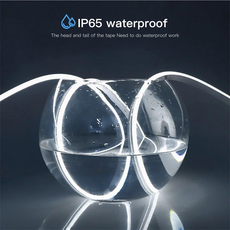 5V USB LED Neon Light Strip Touch Sensor Dimmable Flexible Neon Sign Tape 120LED With Wireless Remote Control Ribbon Room Decor