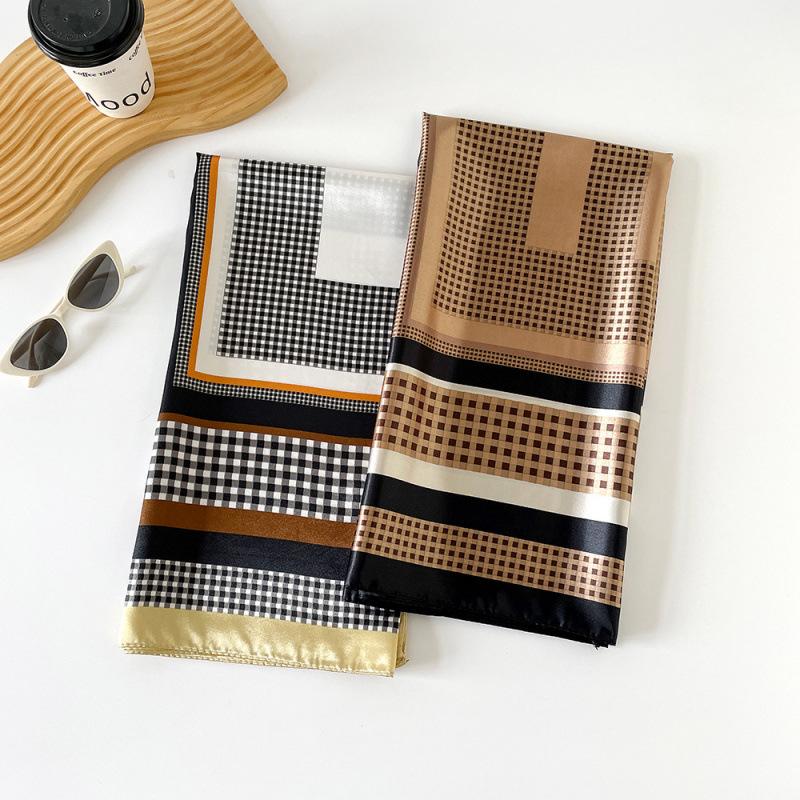 New Style of Seding Large Square Scarf Middle East New Style Plaid Printed Scarf Headscarf Scarf