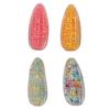 Mini Colored Crystal Simulation Super Soft Corn Decoration Slow Rebound Portable Decompression Toy Gift