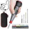 Yacooda Compact Electric Screwdriver for 2025 Super Torque and No Shaft Electric Manual Bit Storage LED Easy To Suitable for Women and Black [New -