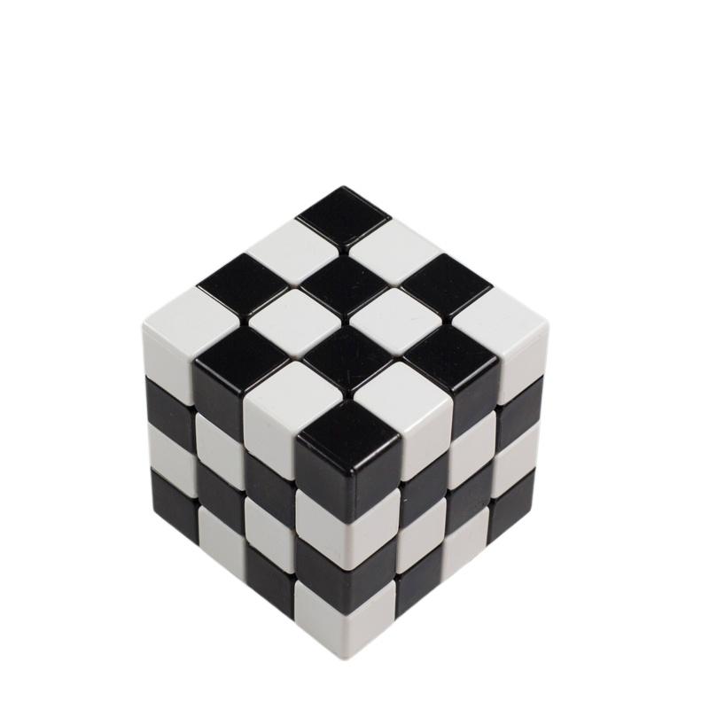 Новый шахматный кубик 2x2 3x3 4x4 5x5 6x6 Черно-белый кубик Рубика Cubo Magico Профессиональные игрушки для детей