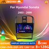 Android12 4G+WIFI для Hyundai Sonata 2003-2009 Автомобильный Радио Мультимедиа Видео Плеер 2 din DVD Carplay GPS AutoRaido