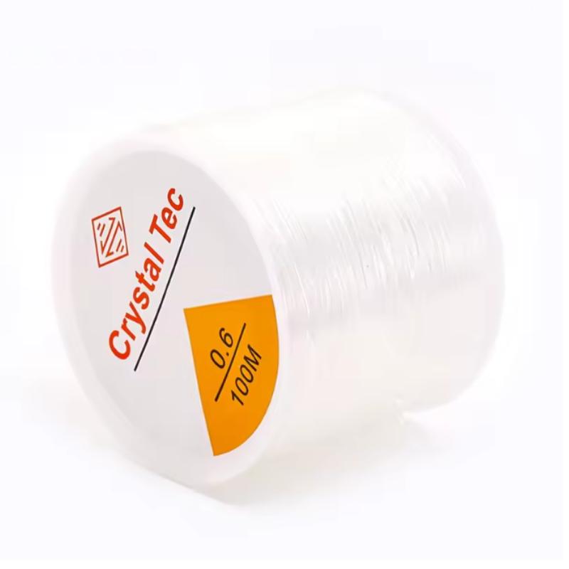 2pcs Elastic Thread 100m/Roll Fashionable Bracelet Thread For Bracelet Hand DIY High Rebound Bead Thread for Sewing
