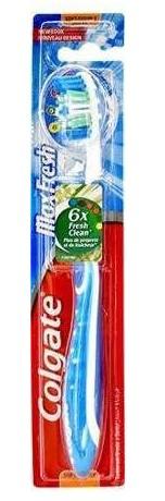 Colgate Max Fresh Soft Toothbrush - 1 Pack for Ultimate Germ Protection