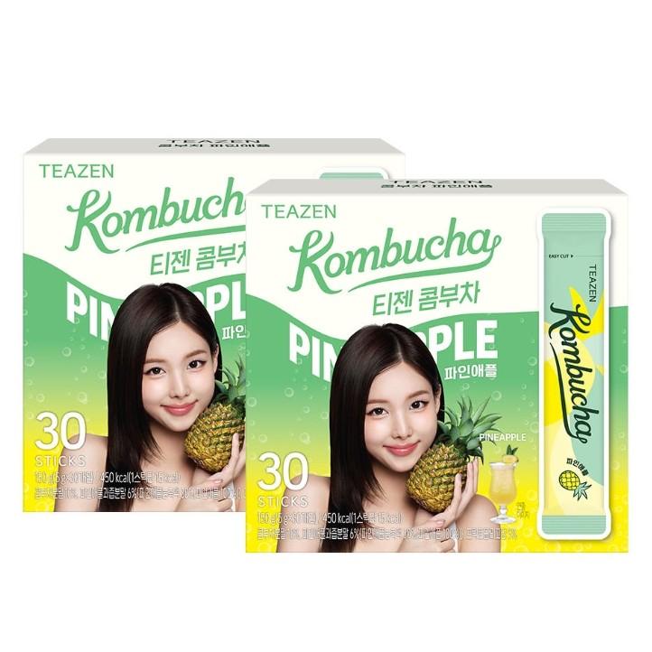 [Teazen] Kombucha Pineapple (1Box 30 sticks), Korea Kombucha