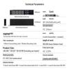 BOYANG 4K 60Hz HDMI 2.0 Optical Transceiver with XLR Audio