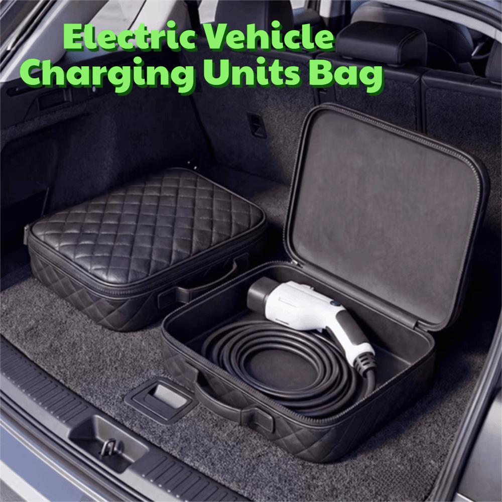 Round/Square Electric Vehicle Charging Units Bag Shockproof Car Trunk Organizer Vehicle