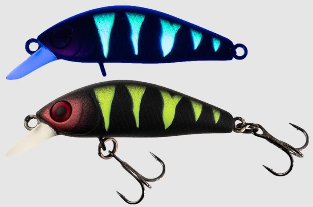 Jackall Diving Chubby Minnow 35 Suspend Lure UV Mat Черный окунь (3616)