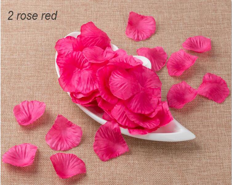 100 шт./пакет Шелковые лепестки роз Искусственные цветы Свадебные мероприятия Украшение стола Товары для вечеринок Конфетти AVE