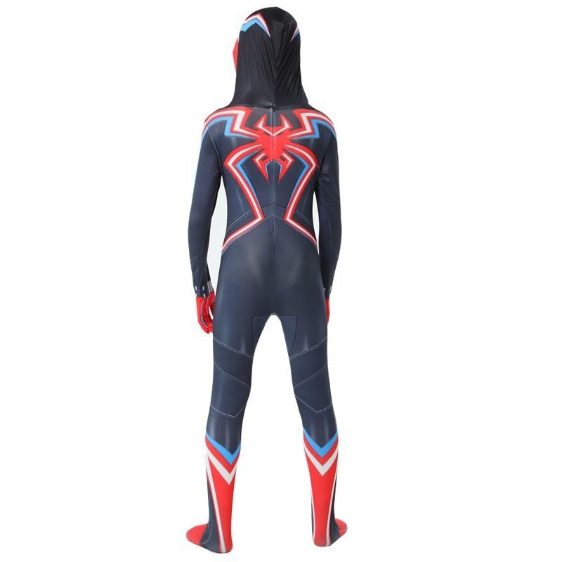 Ultimate Miles Morales Spider-Man Costume for Kids, Multiverse, Lycra, Ages 5-6, 130 cm, Multicolor